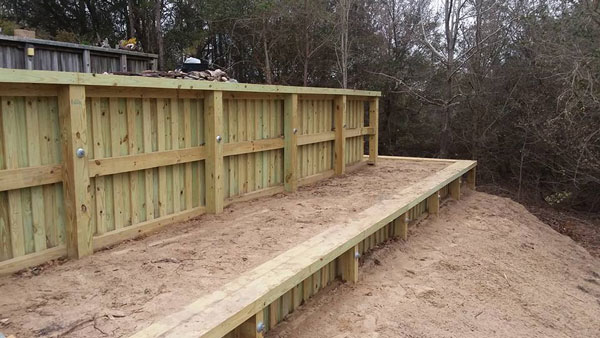 LSI Marine Construction: Outer Banks Retaining Walls